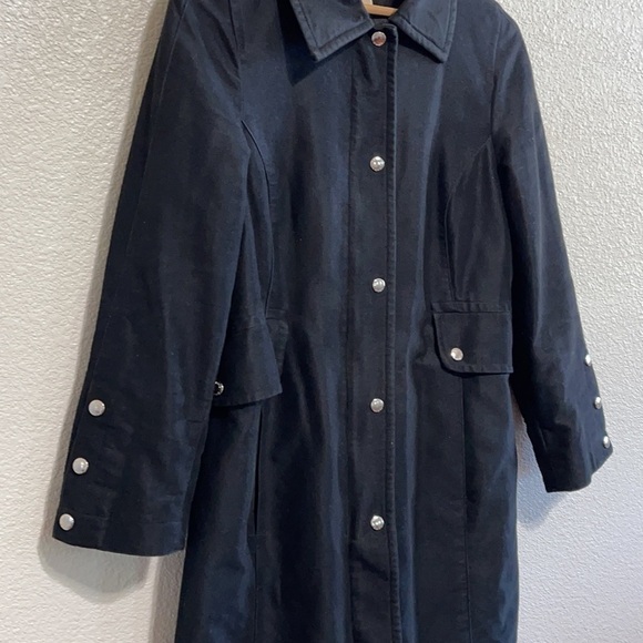 Michael Kors Woman Black Coat Wool Jacket Size PS - Picture 7 of 16